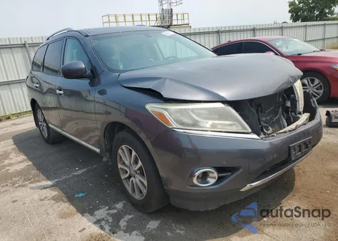 2014 Nissan Pathfinder S из США, поврежденный, VIN 5N1AR2MN5EC734193